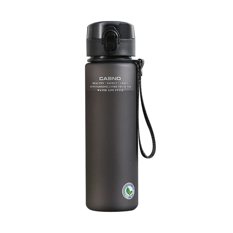 Frosted Sports Water Bottle Portable Travel Water Jug Plastic Leak Proof Cup Outdoor Riding Gym Bottles Kit Vessel 400ml 560ml