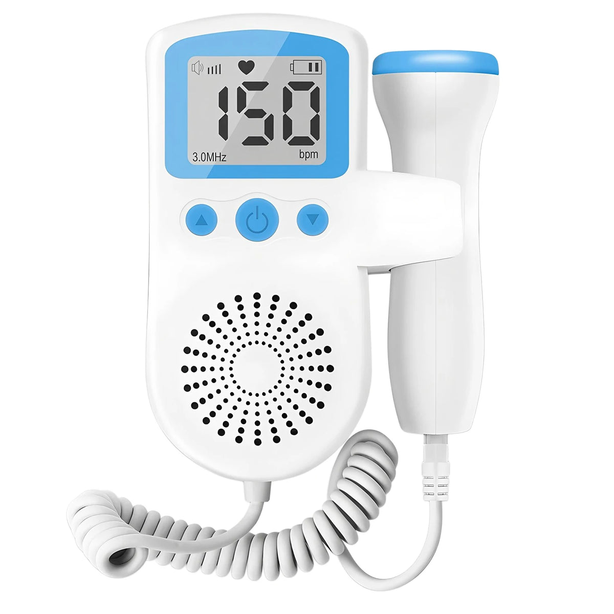 Non-Contact Forehead Thermometer & 3.0MHz Fetal Doppler Baby Heart Rate Detector Pregnant Ultrasonic Baby Heartbeat Monitor