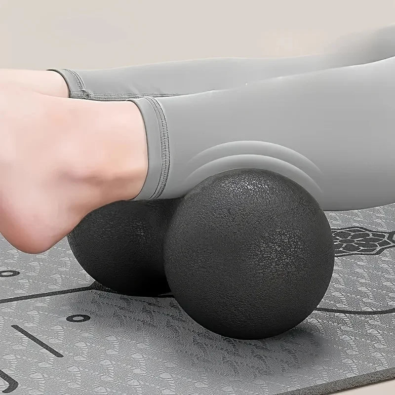 1pc Fitness Massage Ball, a Double Long Bar Tennis Massager Designed for Deep Tissue, Trigger Point Massage Instruments for The Back, Spine, And Shoulders, Aiding in Muscle Relaxation And, Ideal for Home Use And Travel