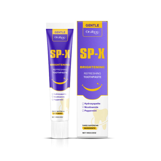 Hydroxyapatite Teeth Brightening Toothpaste Mint Charcoal Niacinamide Fresh Clean Removes Plaque Reduces Deposits Keeps Teeth Bright Refreshing Oral Care