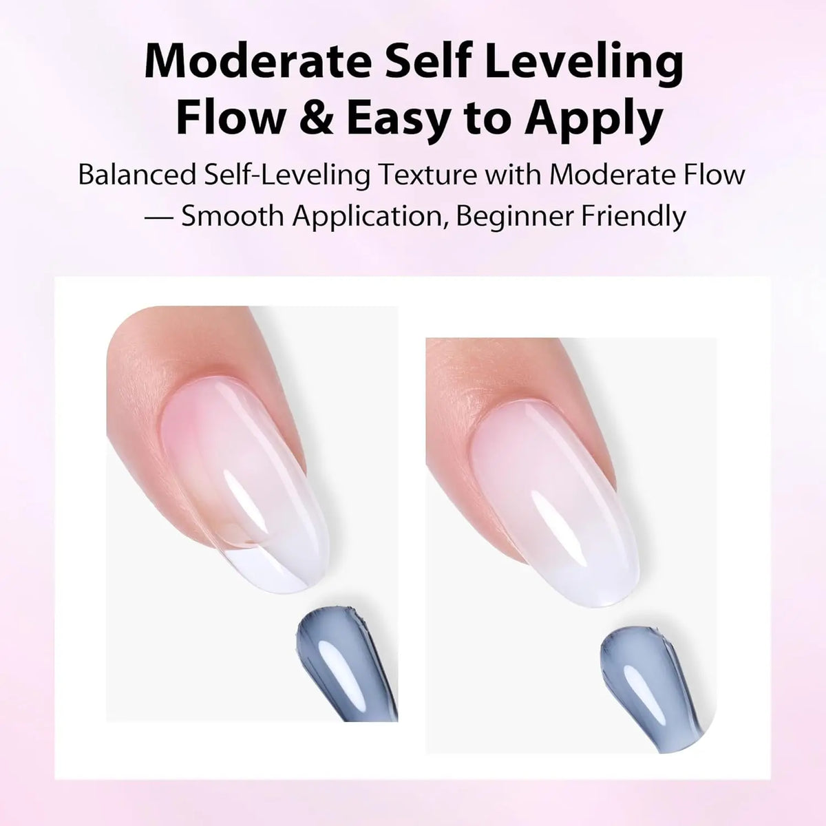 Makartt Builder Gel Milky White 8 In 1 Hard Gel Polish Nail Thickening Nude Strengthener Light Color Extension UV Gels Nail Art