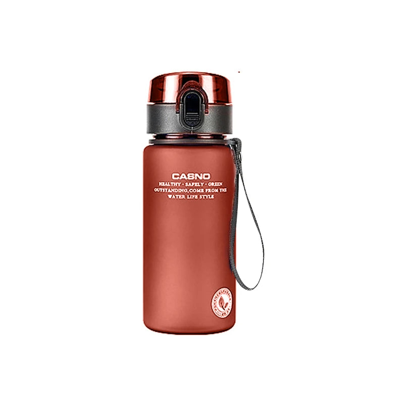 Frosted Sports Water Bottle Portable Travel Water Jug Plastic Leak Proof Cup Outdoor Riding Gym Bottles Kit Vessel 400ml 560ml