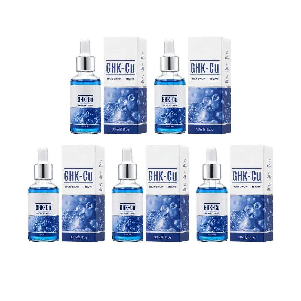 GHK-Cu Copper Peptide Hair Growth Serum – Anti Hair Loss Regrowth Treatment, Root Strengthen Scalp Moisturizer Hair Oil