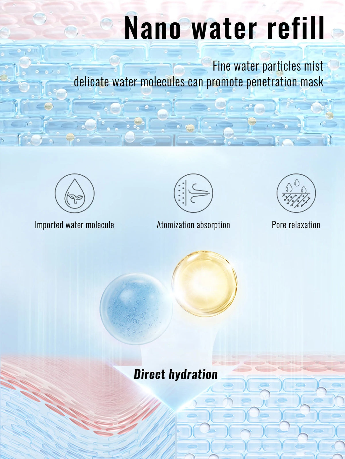 KSKIN Ozone  Professional Facial Mist Sprayer For Skin Face Steamer Deep Cleaning Ionic Facial Steamer