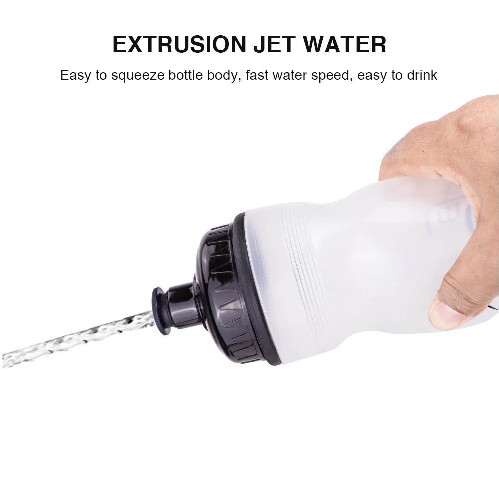 750ml Bicycle Water Drink Bottle Outdoor Plastic Portable Cycling Kettle Bottle Bike Cycling Accessory Leak-proof Bottle Racks