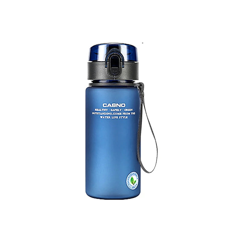 Frosted Sports Water Bottle Portable Travel Water Jug Plastic Leak Proof Cup Outdoor Riding Gym Bottles Kit Vessel 400ml 560ml