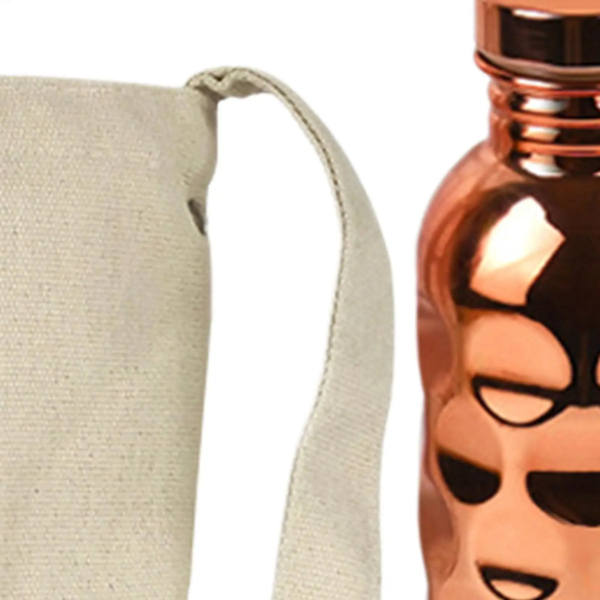 1000ml Copper Drinking Bottle Hammer Pattern Leakproof Sports Water Bottle Outdoor Cycling Gym Fitness Travel Drinking Cup