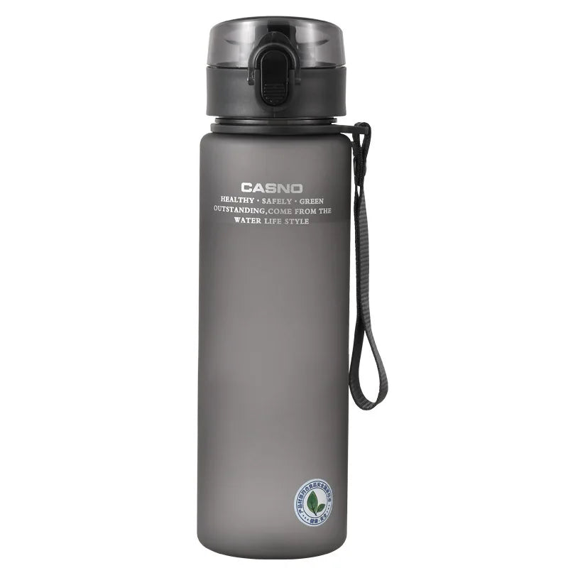 Frosted Sports Water Bottle Portable Travel Water Jug Plastic Leak Proof Cup Outdoor Riding Gym Bottles Kit Vessel 400ml 560ml