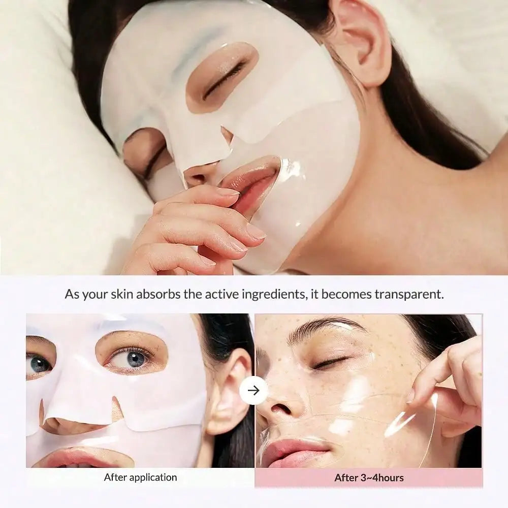 Collagen Real Deep Mask, Hydrating Overnight Hydrogel Mask, Relieve Wind-Caused Dry Skin, Improve Skin Plumpness & Tighten Pores