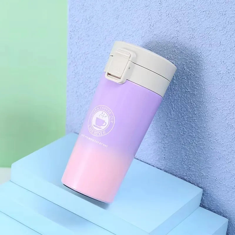 Double-Walled Stainless Steel Thermos 380/510ML Insulated Travel Flask for Hot & Cold Drinks Outdoors