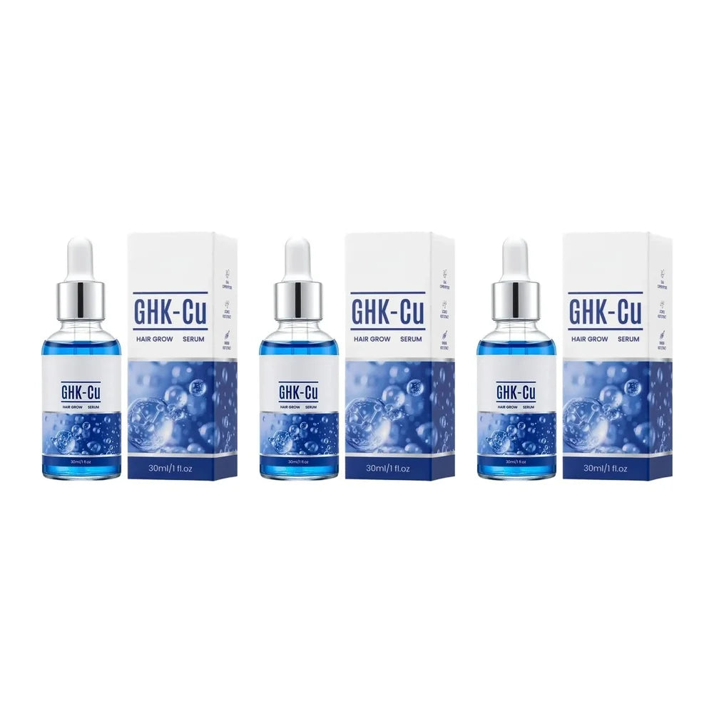 GHK-Cu Copper Peptide Hair Growth Serum – Anti Hair Loss Regrowth Treatment, Root Strengthen Scalp Moisturizer Hair Oil