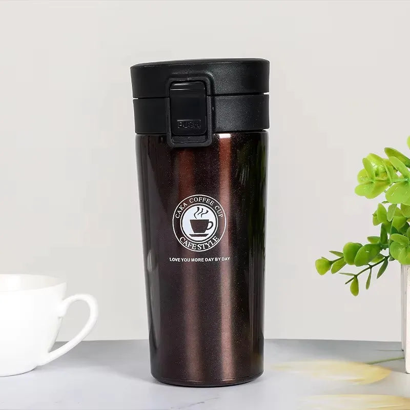 Double-Walled Stainless Steel Thermos 380/510ML Insulated Travel Flask for Hot & Cold Drinks Outdoors