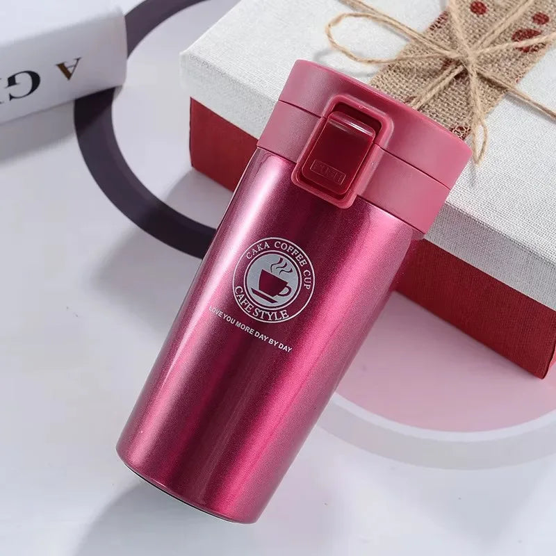 Double-Walled Stainless Steel Thermos 380/510ML Insulated Travel Flask for Hot & Cold Drinks Outdoors