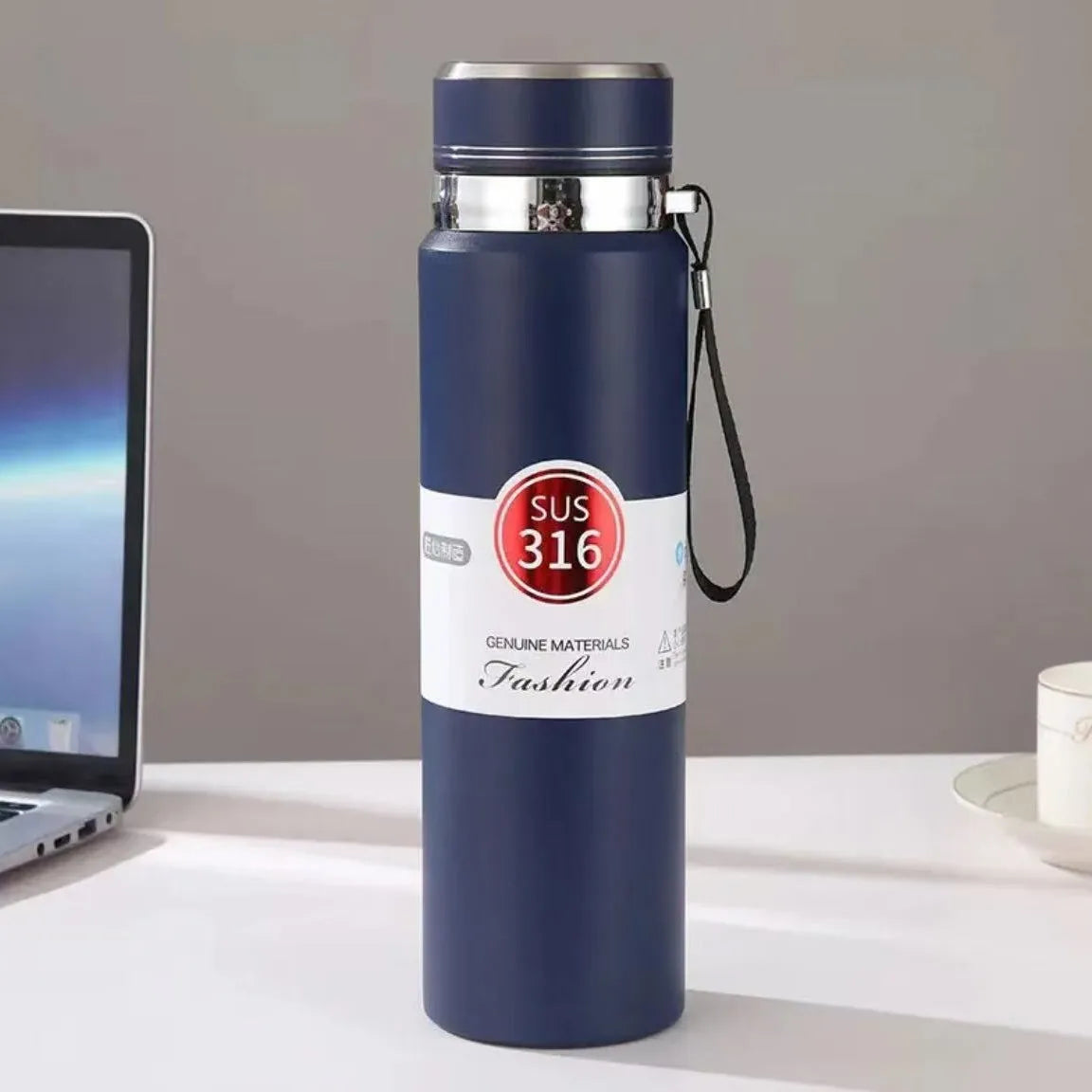 800/1000ML Stainless Steel Thermal Water Bottle Large Capacity Outdoor Insulated Cup Sport Thermal Cup Mug Travel Thermal Mugs
