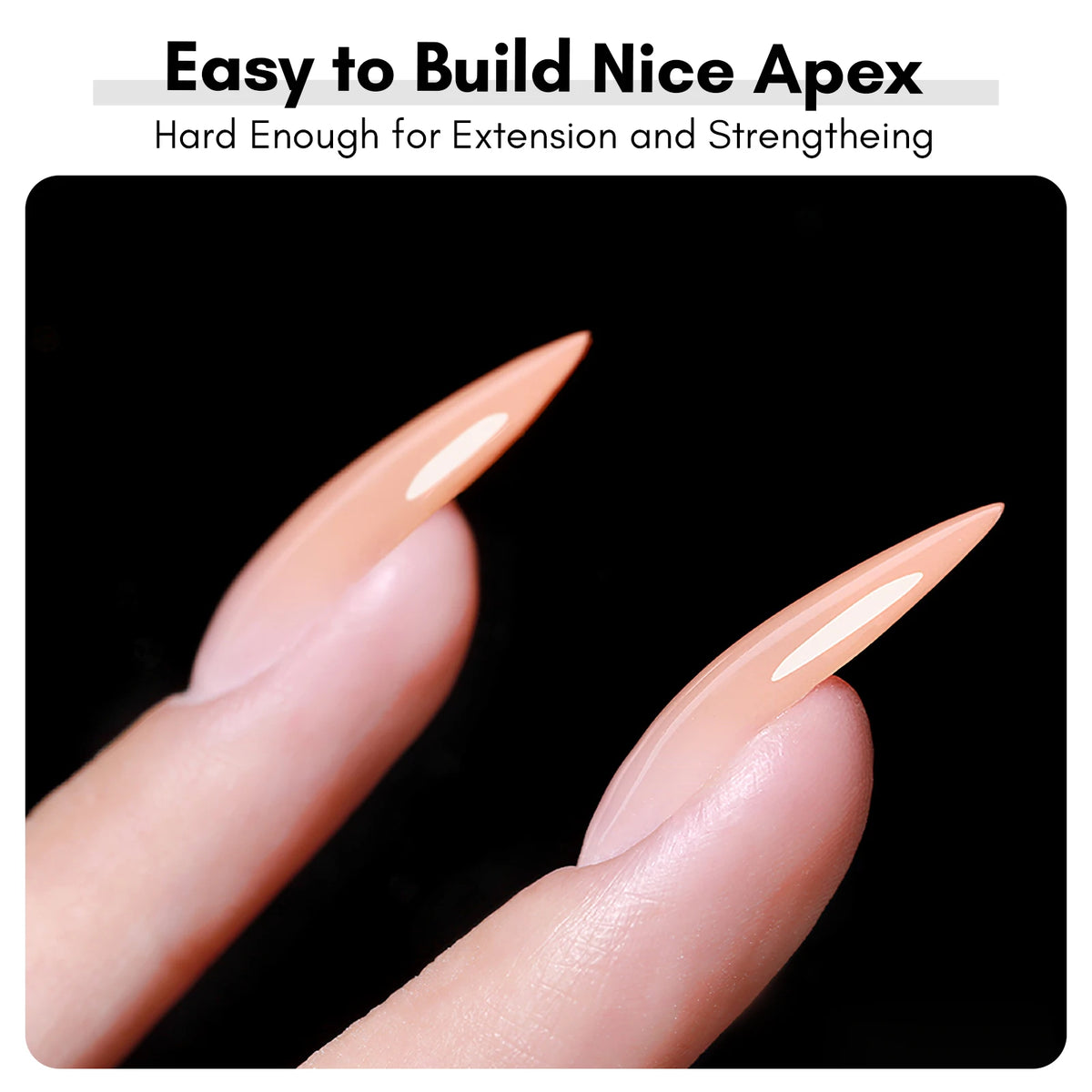 Makartt Builder Nail Gel with Base Top Coat Set- Clear Gel Nail Polish No Wipe Glossy Nail Strengthener Extension Builder