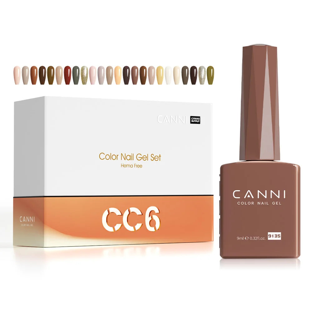 30pcs/set CANNI TPO FREE HEMA FREE Gel Polish VIPKit WholeSet New Learner Nail Maincure Gel Varnish Branded Suitcase