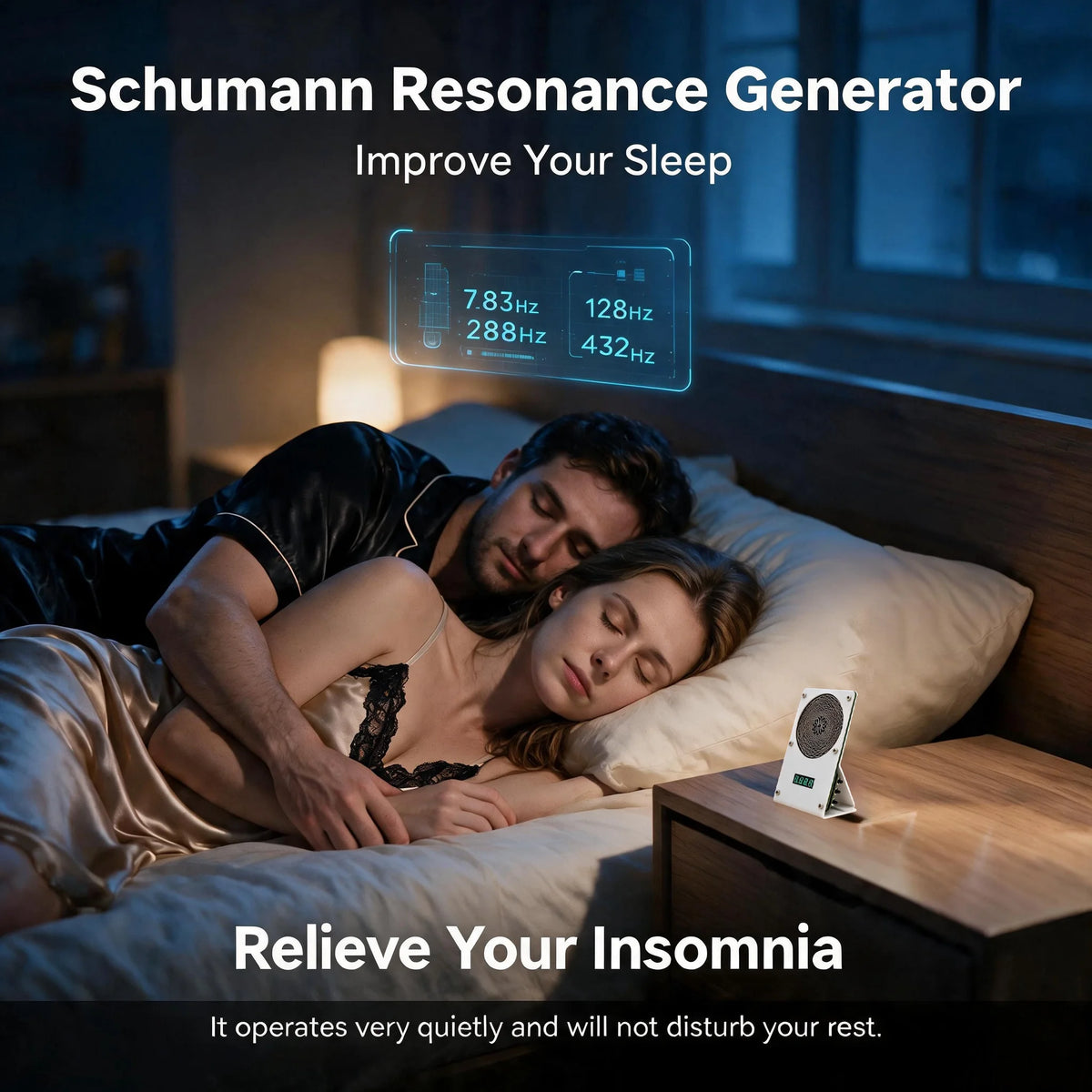 7.83Hz Schumann Resonance Generator 0.01-9999Hz Adjustable USB Sine Wave Pulse Meditation Relaxation Stress Relief