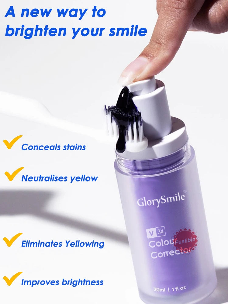 V34 Dental Toothpaste Whitening Instant Teeth Whitener Tooth Stain Tartar Hygiene Fresh Breath Cleaner Oral
