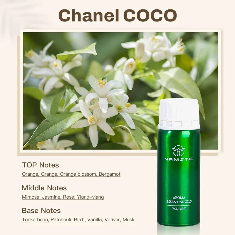 Namste Essential Oils 100ML Scent Machine Top Brands Perfume Home Electric Aroma Diffuser Flavoring Room Fragrance Air Freshener