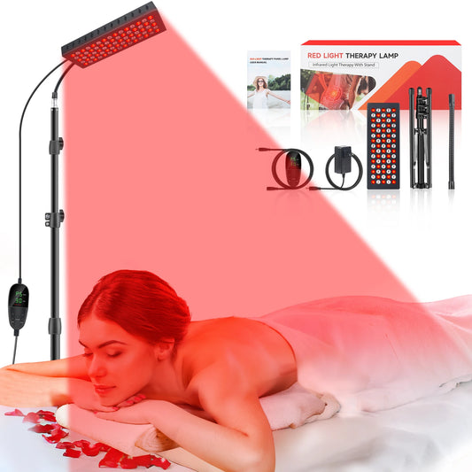 Astarexin 75 LEDs 80W Red Light Panel 660nm & 850nm Near Infrared Light, LED Therapy Light for Body, Back, Waist, Shoulder, Daily Wellness Use
