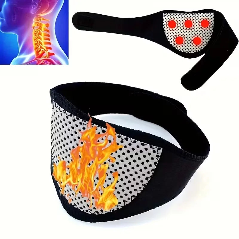 Self-Heating Neck Support Brace Magnetic Cervical Massage For Relaxation And Warmth No Need For Electricity Reusable