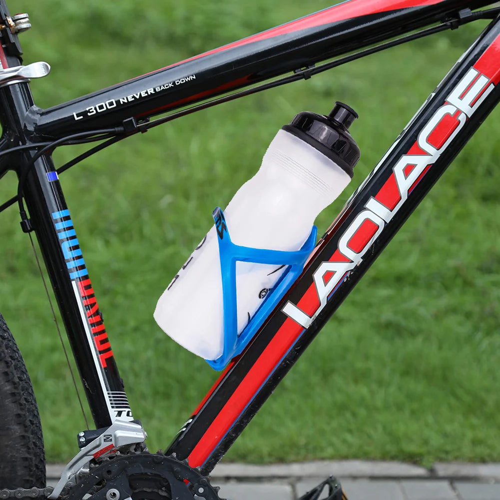 750ml Bicycle Water Drink Bottle Outdoor Plastic Portable Cycling Kettle Bottle Bike Cycling Accessory Leak-proof Bottle Racks