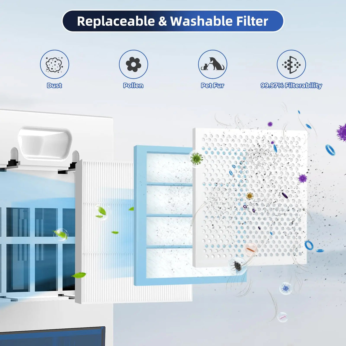 Dehumidifier, 60 OZ Dehumidifiers for Home, Quiet Dehumidifier with Timer Sleep Mode Auto-Off 7 Colors for Bathroom, RV, Closet