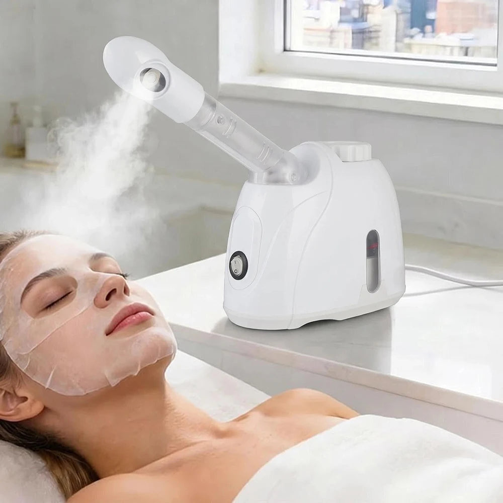KSKIN Ozone  Professional Facial Mist Sprayer For Skin Face Steamer Deep Cleaning Ionic Facial Steamer