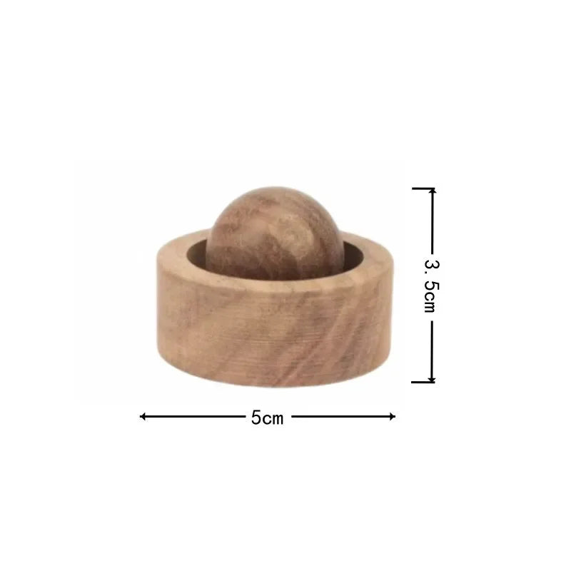 Solid Wood Spherical Essential Oil for Fragrance Home Bedroom Diffuser Walnut Fragrance Eliminate Room With Home Decoration